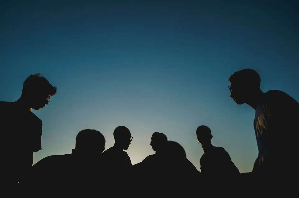 Why Choose Techwaresoft? silhouette photo of company team