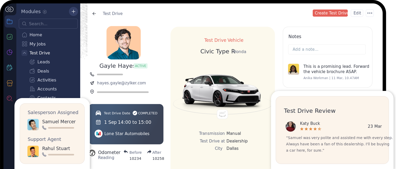 Zoho CRM Streamline customer interactions and boost sales efficiency.